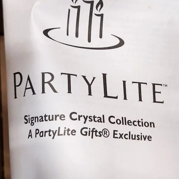 PartyLite Signature Crystal Votive Candle Holder P7253 New - Picture 6 of 10
